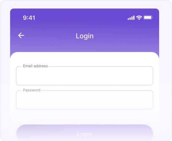 Login screen of the myXpendy account
